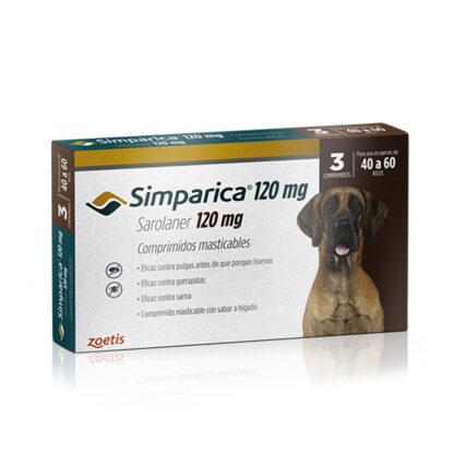 Simparica 120mg Perros 40-60kg (3 comp.)