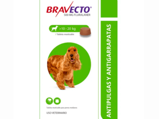 BRAVECTO Antiparasitario Externo para Perros 10 Kg a 20 kg