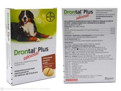 Drontal plus antiparasitario para perros