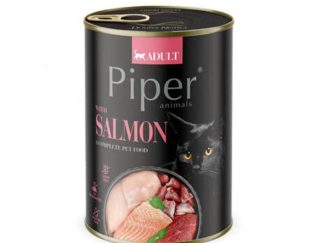 Alimento Humedo Piper Gato Adulto Salmon Lata 400Grs