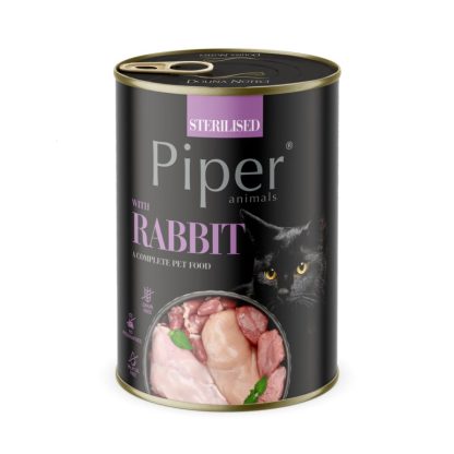 Alimento Humedo Piper Gato Adulto Conejo Lata 400Grs