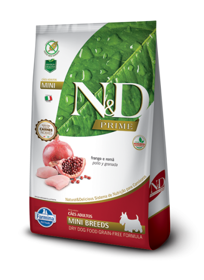 NyD PRIME Perros Adultos Mini Pollo y Granada 10.1kg