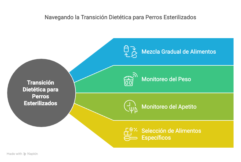 alimento para perros esterilizados