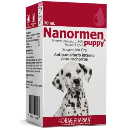 Nanormen® Puppy Antiparasitario para Cachorros 20ml | Compra Online en Santa Fe Mascotas Chile