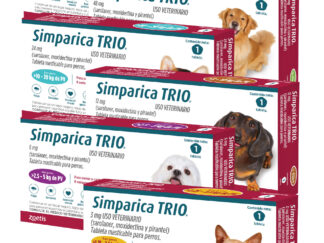 Simparica TRIO Antiparasitario para Perros | Todos los Tamaños | Santa Fe Mascotas