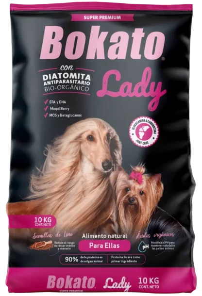 Alimento Bokato Lady 10 kg  |  Premium para Perras Adultas | Santa Fe Mascotas