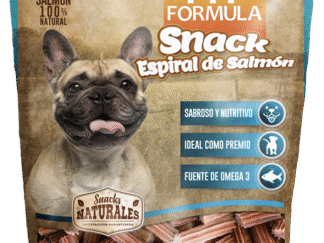 Fit Fórmula Espiral de Salmón 400 g | Snack Natural para Perros | Santa Fe Mascotas