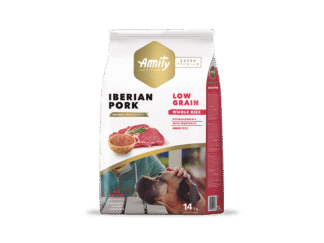 Amity Low Grain Iberian Pork Adult 14 kg | Alimento Hipoalergénico para Perros Adultos | Santa Fe Mascotas
